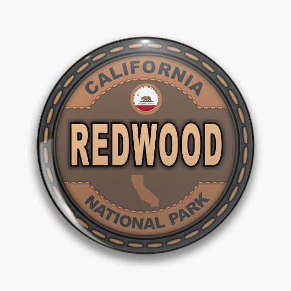 Item preview, Redwood National Park California stitching effect designed and sold by studioss76.