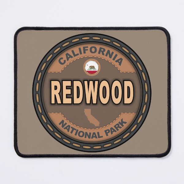 Item preview, Redwood National Park California stitching effect designed and sold by studioss76.