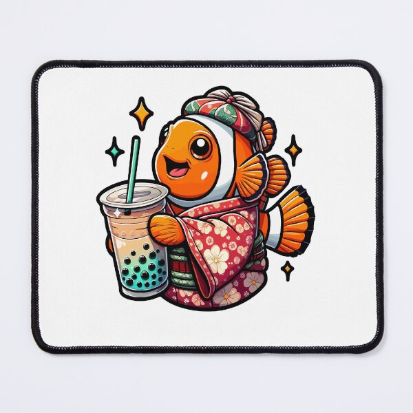 Item preview, Clownfish Bubble Boba Tea Anime Cute Kawaii designed and sold by Artistoos.
