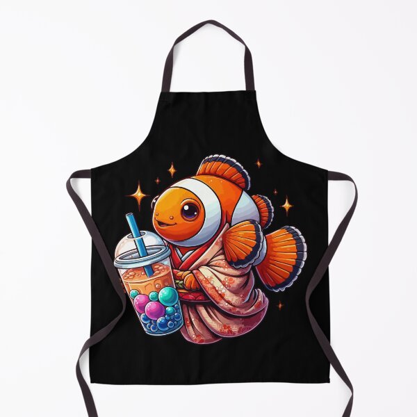 Item preview, Clownfish Bubble Boba Tea Anime Cute Kawaii designed and sold by Artistoos.