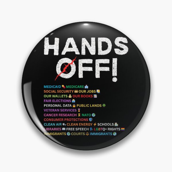 Item preview, Vintage Hands Off Protest Social Security And Medicare Protest designed and sold by lidanmasi.