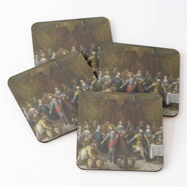 Item preview,  the Marriage feast at Cana - Frans  Francken the younger designed and sold by Vintage Designs +.