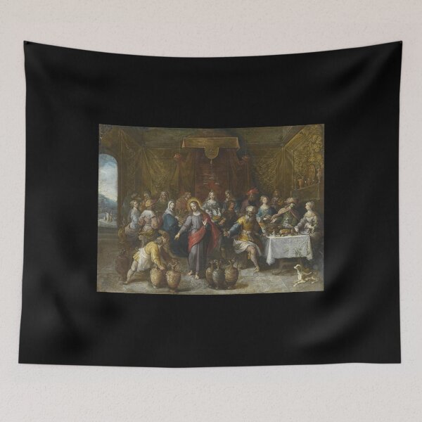 Item preview,  the Marriage feast at Cana - Frans  Francken the younger designed and sold by Vintage Designs +.