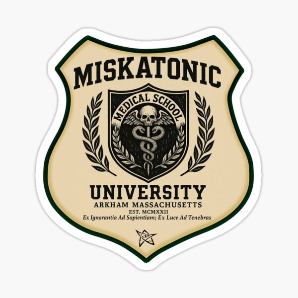 Item preview, Miskatonic Medical School designed and sold by Hiraeth Atelier.