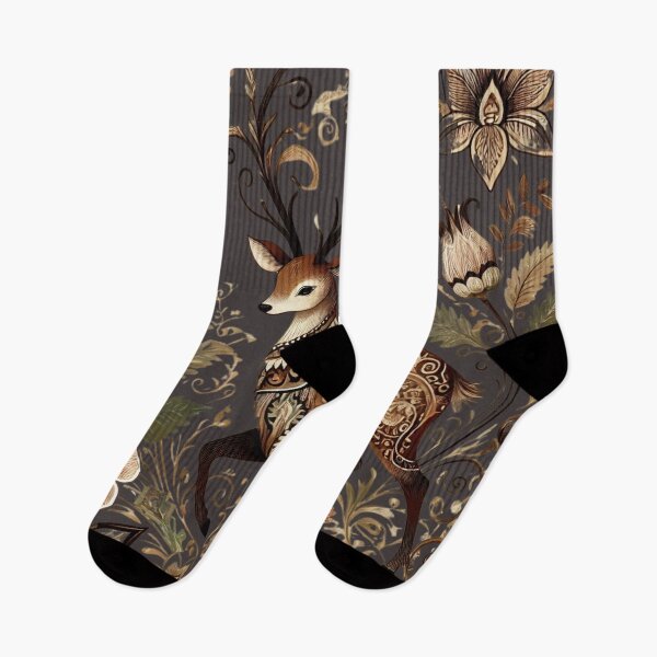 Item preview, Pichwai-Inspired Deer Elegance designed and sold by Oonward2021.