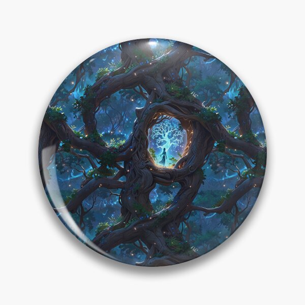 Item preview, Ancient tree, glowing blue energy designed and sold by CoolPixels.