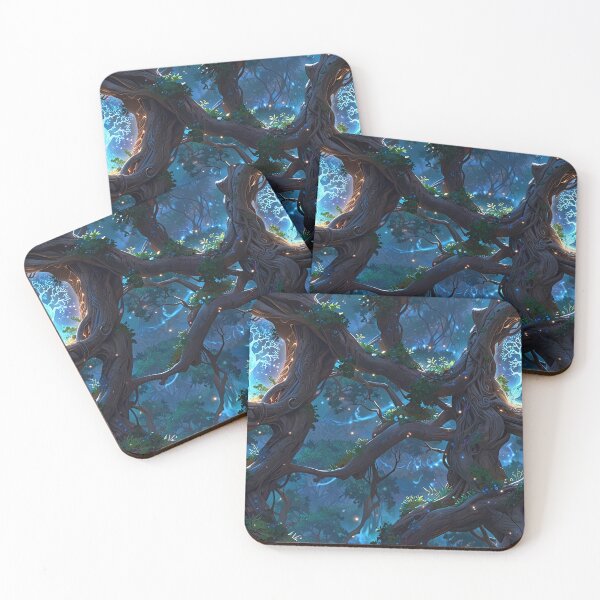 Item preview, Ancient tree, glowing blue energy designed and sold by CoolPixels.