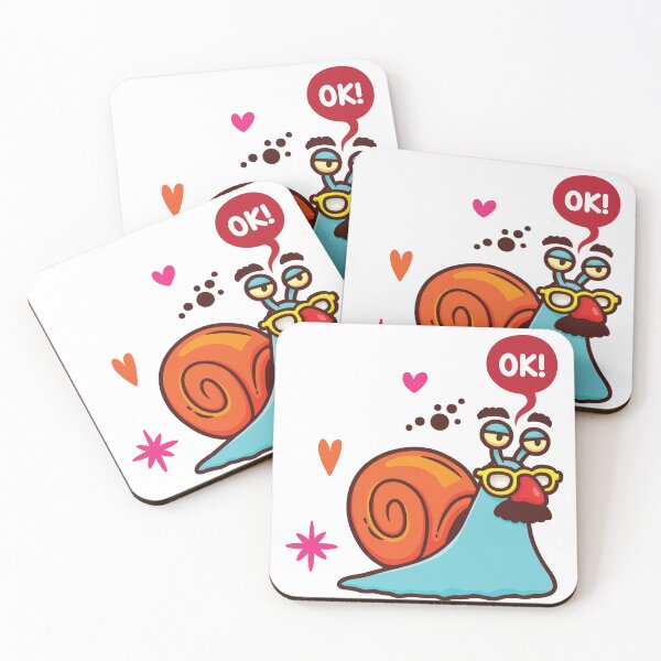 Item preview, a blue snail wearing glasses and a fake mustache designed and sold by esycrazy.