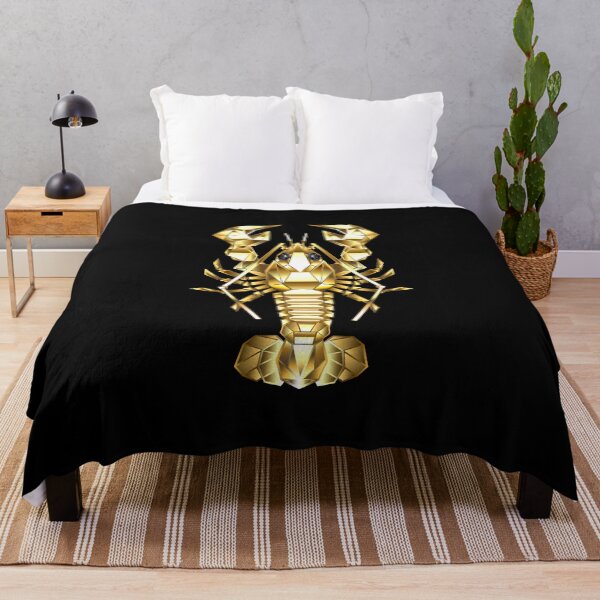 Item preview, Golden polygonal lobster designed and sold by Blackmoon9.