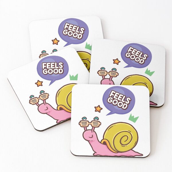 Item preview, a pink snail wearing glasses and a yellow shell. designed and sold by esycrazy.