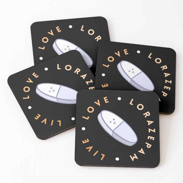 Item preview, Live Love Lorazepam Smiling Kawaii Style Pill Positive designed and sold by hiacynto.