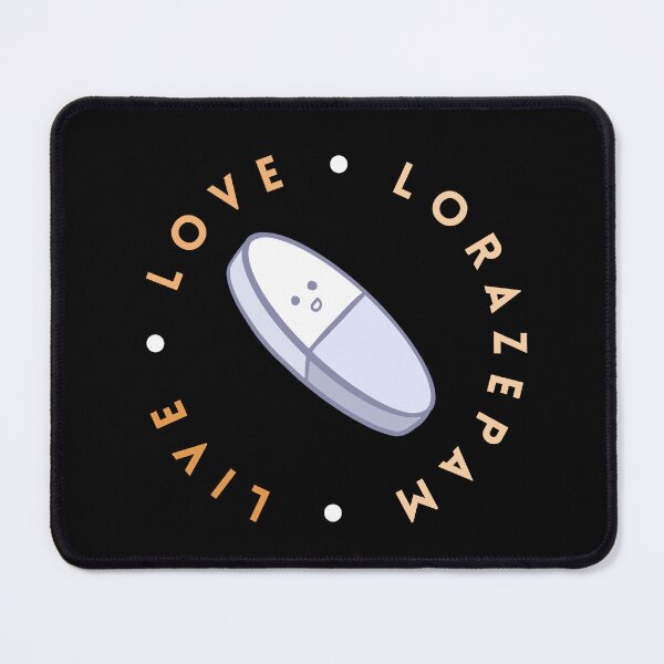 Item preview, Live Love Lorazepam Smiling Kawaii Style Pill Positive designed and sold by hiacynto.