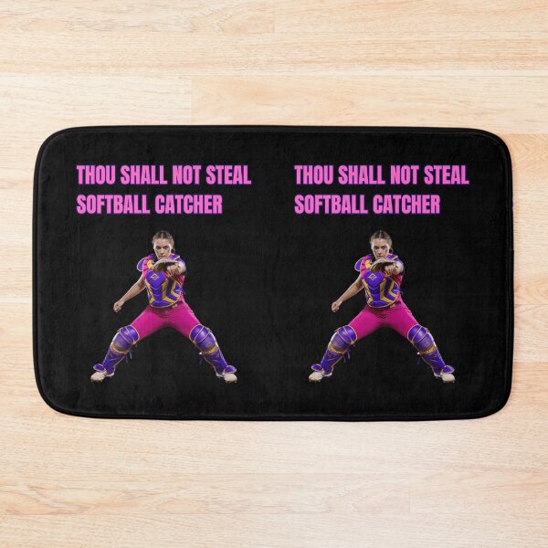 Item preview, Thou Shall Not Steal Softball Catcher designed and sold by TrendsLook.