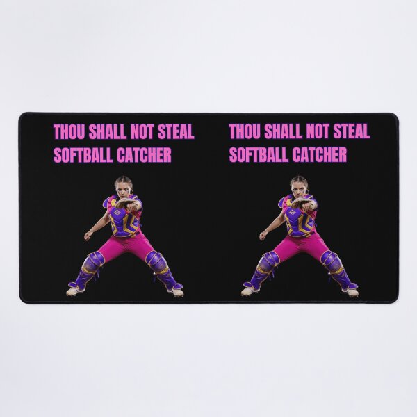 Item preview, Thou Shall Not Steal Softball Catcher designed and sold by TrendsLook.