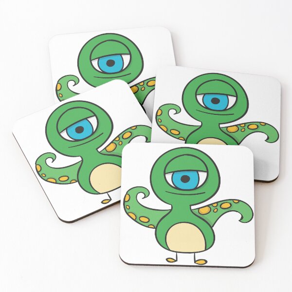 Item preview, a green monster with one eye and long arms designed and sold by esycrazy.