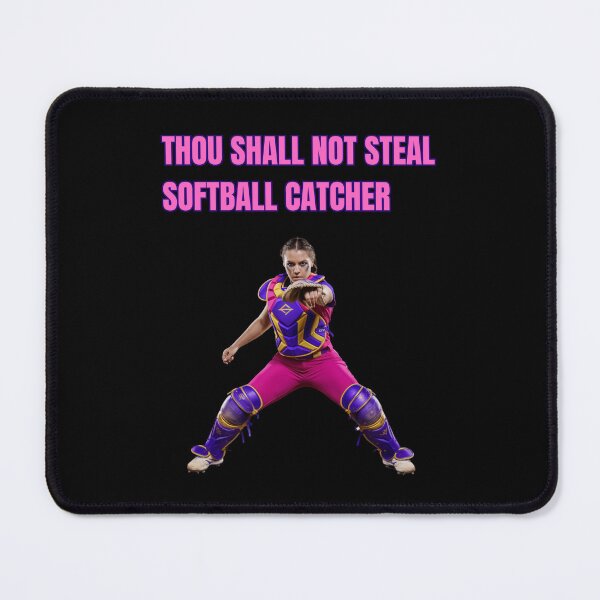 Item preview, Thou Shall Not Steal Softball Catcher designed and sold by TrendsLook.
