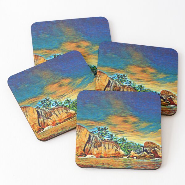 Item preview, Bacardi Feelings - Granite Beach in the Seychelles designed and sold by Eckart Mayer Photography.