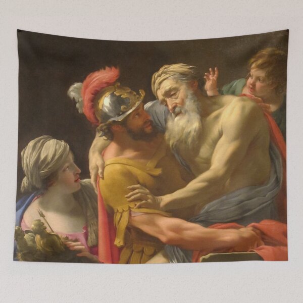 Item preview, Aeneas and his Father Fleeing Troy by Simon Vouet  designed and sold by Vintage Designs +.