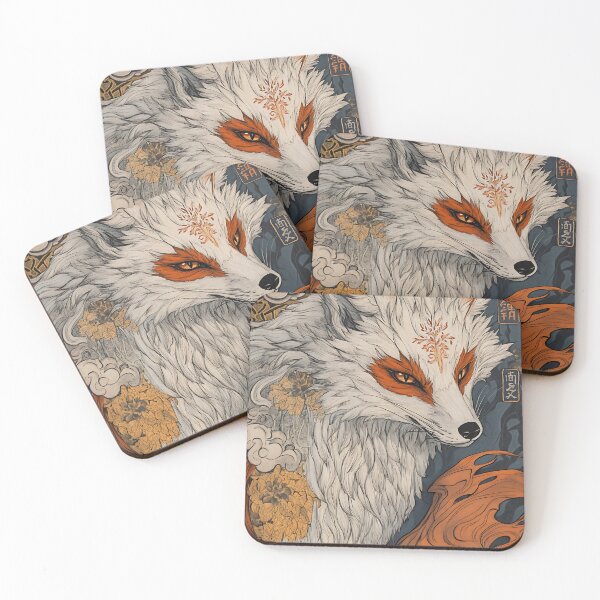 Item preview, Japanese Kitsune Art: Silver Whispers Spirit designed and sold by bapupa.