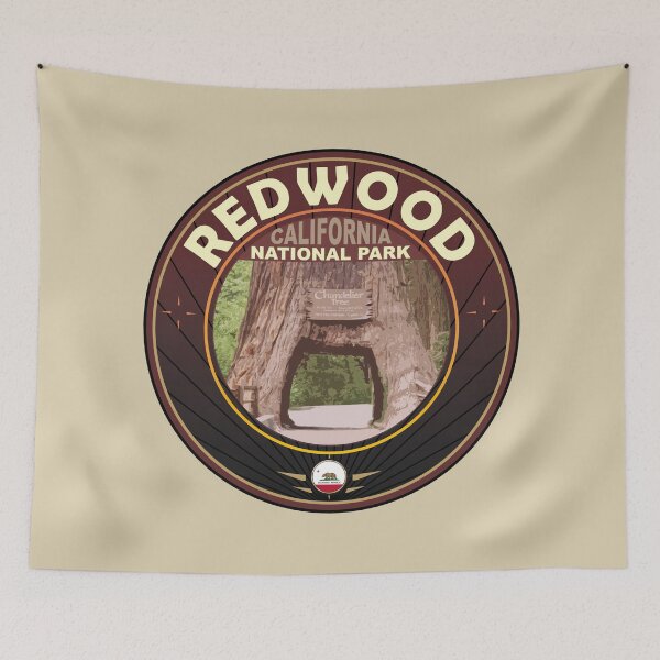 Item preview, Redwood National Park California emblem designed and sold by studioss76.
