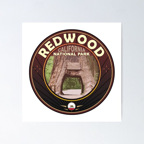 Item preview, Redwood National Park California emblem designed and sold by studioss76.