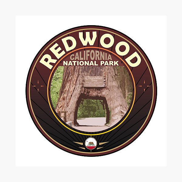 Item preview, Redwood National Park California emblem designed and sold by studioss76.