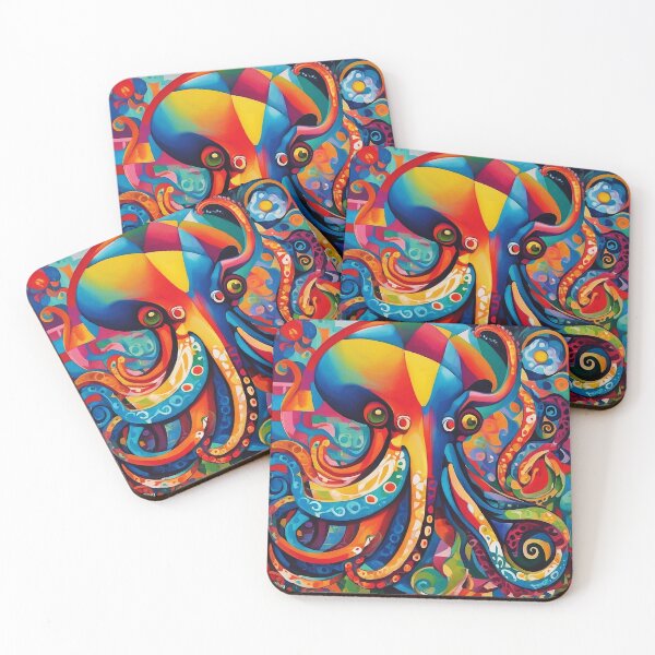 Item preview, Psychedelic Octopus designed and sold by SHappe.
