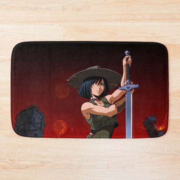 Item preview, Vampire Hunter anime manga woman cool Dracula hunter female warrior art designed and sold by Vintage Designs +.