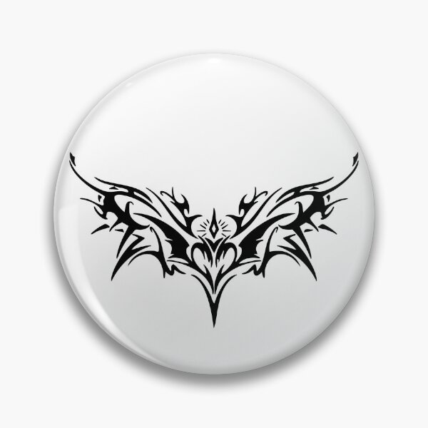Item preview, Black Goth Emo Graphic Tribal designed and sold by Dem0r.