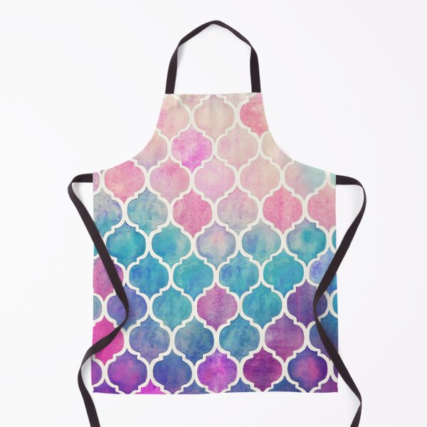 Item preview, Rainbow Pastel Watercolor Moroccan Pattern designed and sold by micklyn.