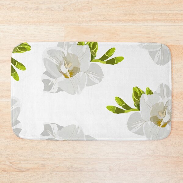 Item preview, Freesia flowers pattern. Seamless spring pattern. White flowers. designed and sold by MatyKotiv.