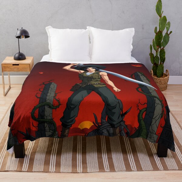 Item preview, Vampire Hunter anime manga woman cool Dracula hunter female warrior art designed and sold by Vintage Designs +.