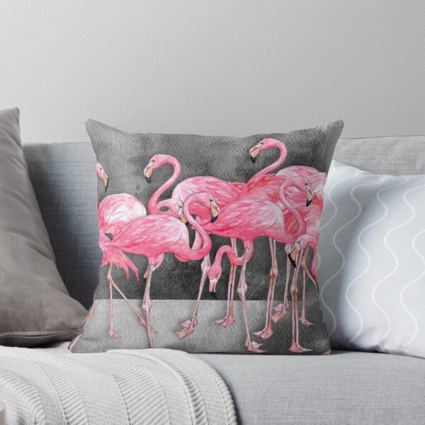 Item preview, Flamingo  Collage in Watercolor and Ink designed and sold by micklyn.