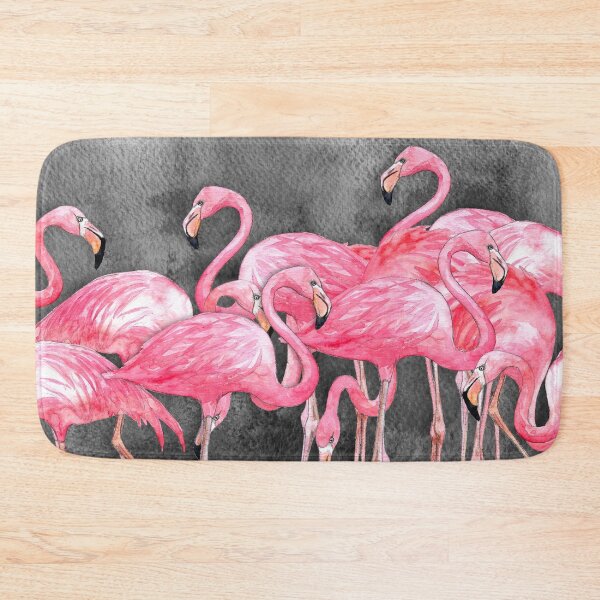 Item preview, Flamingo  Collage in Watercolor and Ink designed and sold by micklyn.