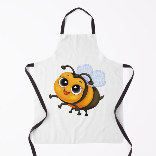 Item preview, Cute Bumblebee Character – Smiling Flying Bee with Big Eyes designed and sold by Colibri-art.