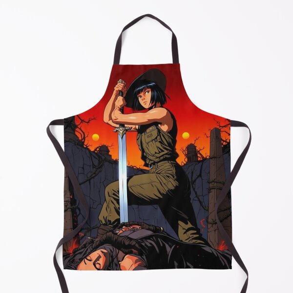 Item preview, Vampire Hunter anime manga woman cool Dracula hunter female warrior art designed and sold by Vintage Designs +.