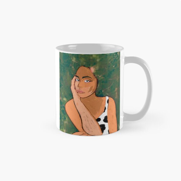Item preview, Liminal Quietude | Calm Woman Portrait Still Life Painting designed and sold by 83oranges.com.