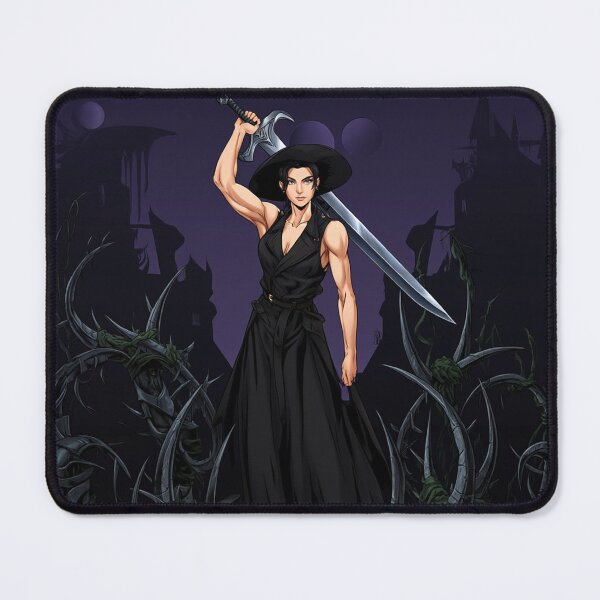 Item preview, Vampire Hunter anime manga woman cool Dracula hunter female warrior art designed and sold by Vintage Designs +.