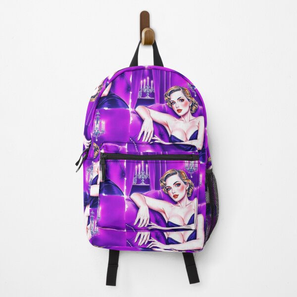 Item preview, A Beautiful 40s Art Deco Style portrait of a blonde pretty starlet girl designed and sold by Vintage Designs +.
