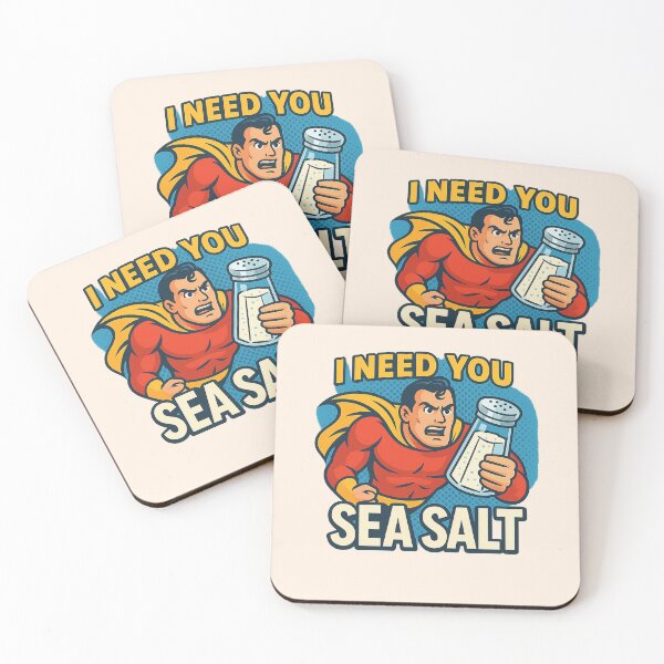 Item preview, I Need You Sea Salt – Hangry Hero Comic Meme designed and sold by Bratak.