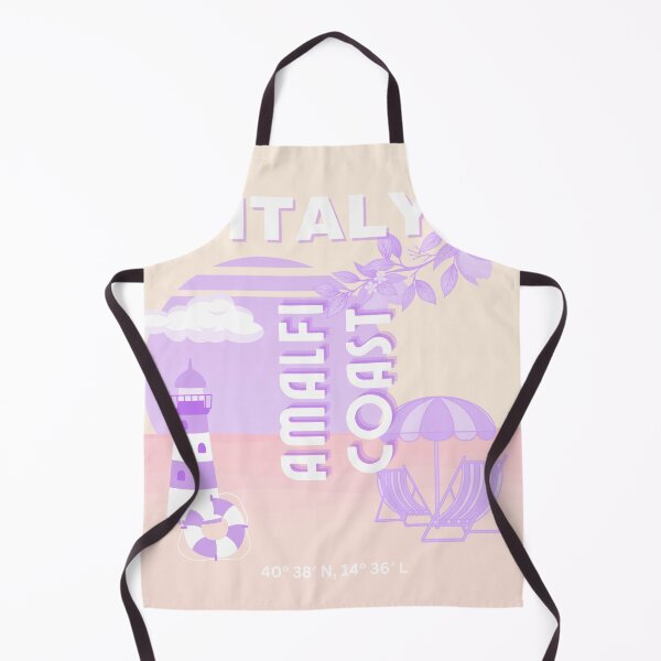 Item preview, Amalfi Coast, Travel Art, Preppy Travel, Pastel designed and sold by Magic Love Art Print.