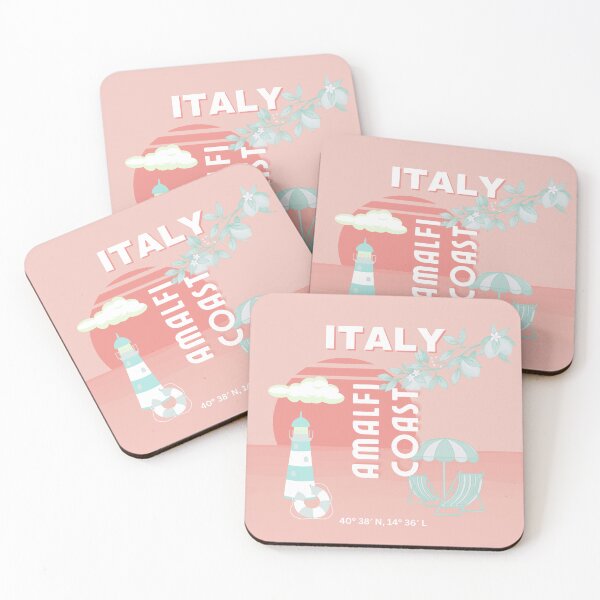 Item preview, Amalfi Coast, Travel Art, Pastel designed and sold by Magic Love Art Print.