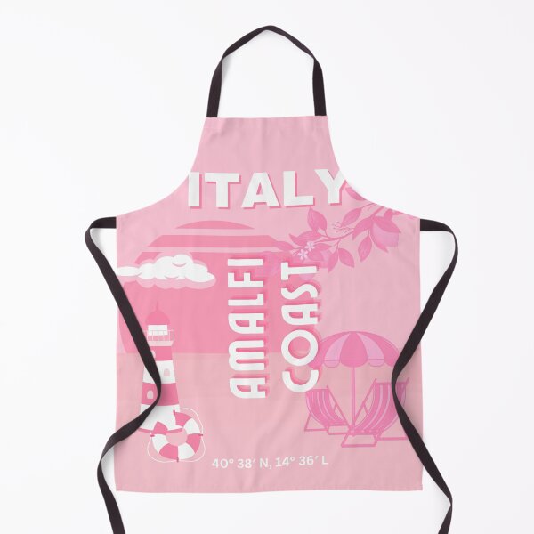 Item preview, Amalfi Coast, Travel Art, Pink designed and sold by Magic Love Art Print.