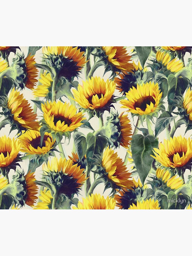 Thumbnail 3 of 3, Tapestry, Sunflowers Forever designed and sold by micklyn.