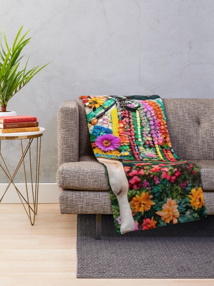 Thumbnail 2 of 6, Throw Blanket, Siphiwe Ngwenya’s The Angel of Strides designed and sold by Maboneng.