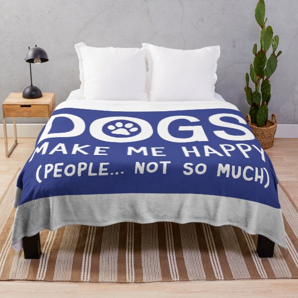 Item preview, Dogs Make Me Happy designed and sold by Angry Swan Designs.