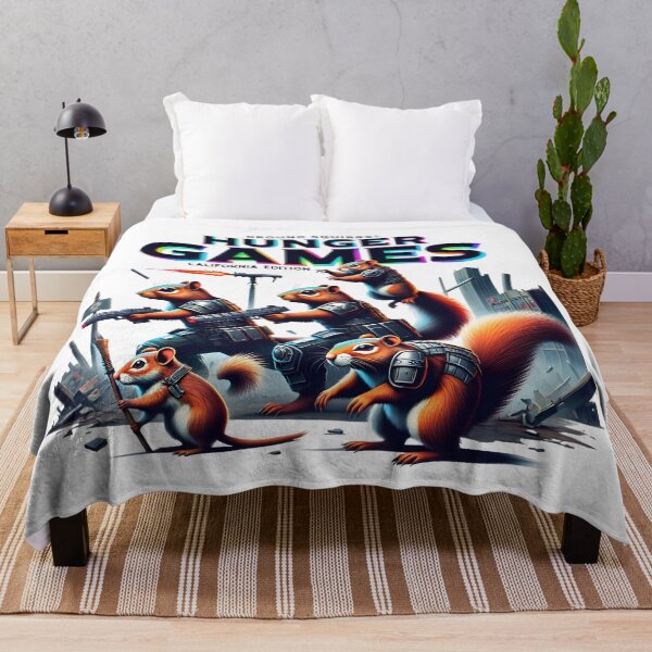 Item preview, Ground Squirrel Hunger Games: California Edition - Quirky Animal Art Tee designed and sold by AnnDesignStudio.