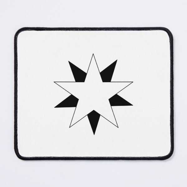 Item preview, Stellar Contrast: White and Black Shifting Stars, Unique designed and sold by villacreativa.