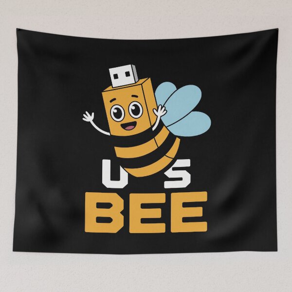 Item preview, Usbee Bee With Usb Stick designed and sold by MooonTees.