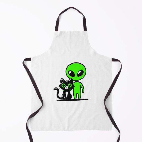 Item preview, Cute Alien Black Cat Friends designed and sold by roswellboutique.